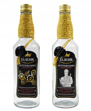 BE Monopoly ukrašena boca od 500 ml antivirusni eliksir