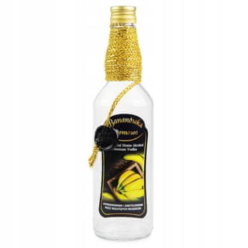 BE Monopoly ukrašena boca votke od banane 500 ml