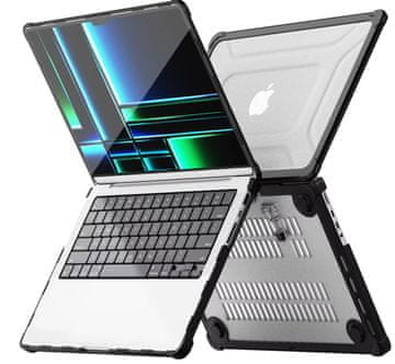 Tvrda maska prozirna za MacBook Air M3 13 13.6 2024 / M2 A2681 2022