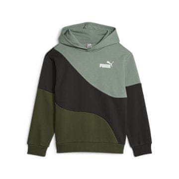 Puma Dječja zelena trenirka s kapuljačom puma power cat 67423231 vel 128