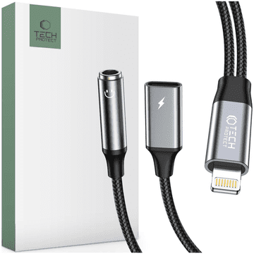 Tech-protect Tech-Protect Lightning Adapter Za 3,5 Mm Jack Za Apple Mobilne Telefone