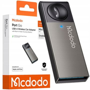 Mcdodo Mcdodo Bluetooth Prijemnik Adapter Za Usb-A Auto Audio Odašijač