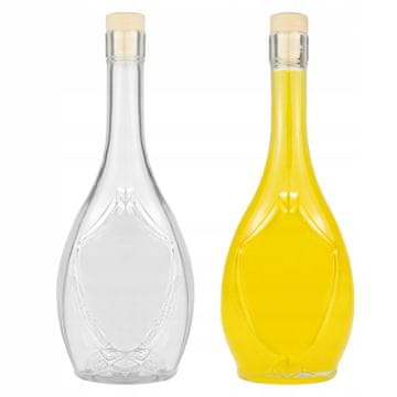 BE 20x Iris bočica za medovine i tinkture 500 ml