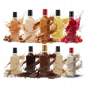 BE 10x staklenih boca Moskva 250 ML 0,25L Boca za tinkture Liker 250ml