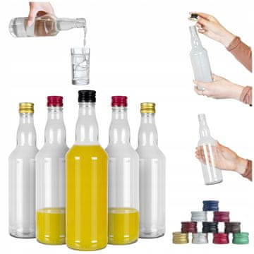 BE 90x Monopoly staklenih boca za votku 500ml s Monopolowa navojnim čepom 0,5l