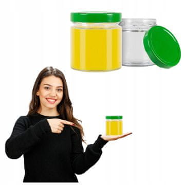 BE 5x Atena staklenih tegli od 410 ml za svijeće, kisele krastavce, pekmez, konzervirano meso