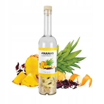 BE Boca od 500 ml s domaćom tinkturom od ananasa - napravite sami