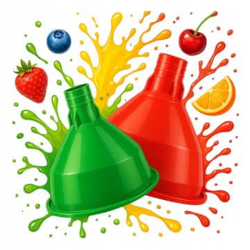 BE Veliki plastični lijevak za demižone, demižone, vino, alkohol, mjesečinu, sok