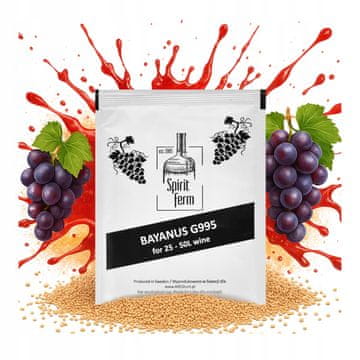 BE Vinski kvasac Bayanus Spirit Ferm 25-25L
