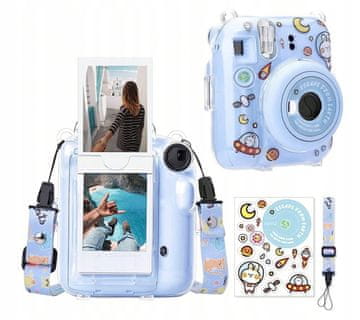 Silikonska maska i navlaka + naljepnice + remen za fotoaparat FujiFilm Instax Mini 12