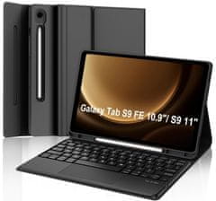 Torbica s tipkovnicom i touchpadom za Samsung Galaxy Tab S9 FE / S10 FE 10,9