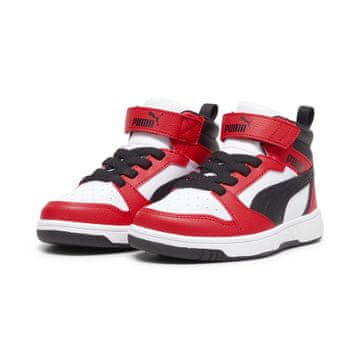 Puma Dječje sportske tenisice Puma REBOUND V6 MID AC+ PS crvene 39383203 r 27.5