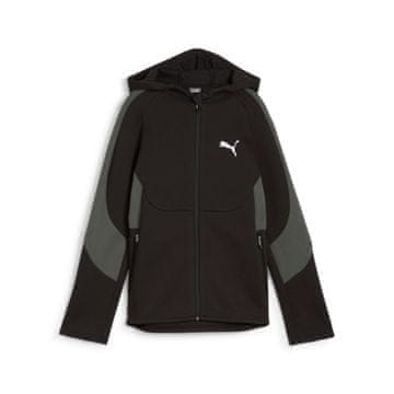Puma Dječja bluza s kapuljačom Puma EVOSTRIPE FULL-ZIP DK crna 67919601 r 164