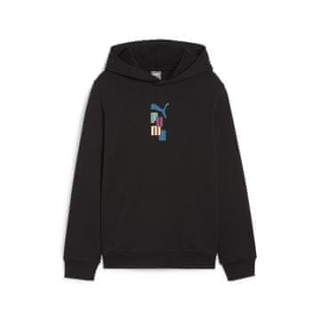Puma Dječja bluza s kapuljačom Puma Ready Set Better TR crna 67927001 r 140