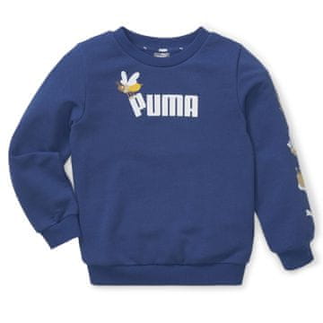 Puma Dječja bluza Puma small world crew tr plava 67013116 veličina 164