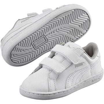 Puma Dječje sportske tenisice Puma SMASH FUN L V PS bijele 36159104 r 27.5
