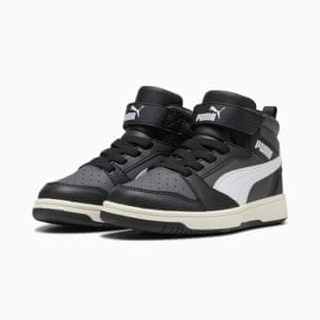 Puma Dječje sportske tenisice Puma REBOUND V6 MID AC+ PS crne 39383229 r 28.5