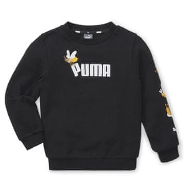 Puma Dječja bluza Puma small world crew tr crna 67013101 veličina 152