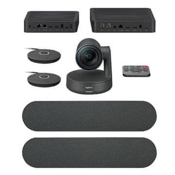 Logitech RALLY Plus 4K UHD HDMI USB-A/B/C konferencijski sustav web kamera