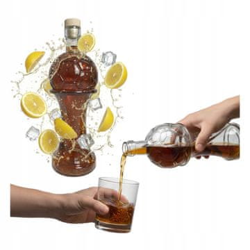 BE Boca legendarne lopte 500ml staklena karafa za poklon likere sirup