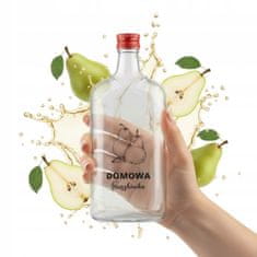 BE 10x Klasične boce 500ml domaće votke od kruške s printom