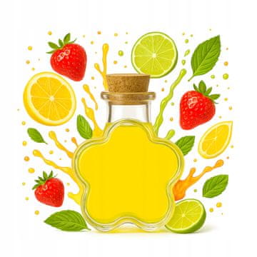 BE Staklena boca Daisy 150ml, dekorativna za liker, vino, poklon, alkohol