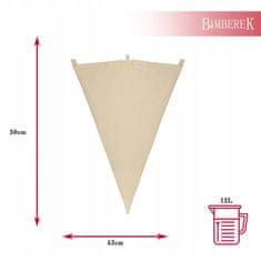 BE Konusna filter vrećica 12L za filtraciju vina, sokova i mošta