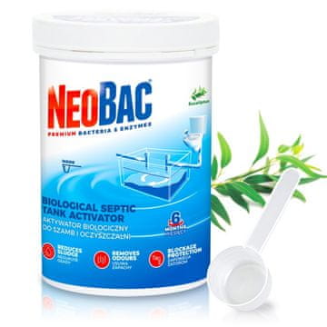 Neobac 600 g aktivator bakterija za šambe i pročistače, redukcija mirisa