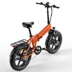 Eletronbike OD20 sklopivi električni bicikl, narančasti