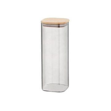 Kela Staklena posuda za hranu KL-10779 glass / wood NEA 2 l