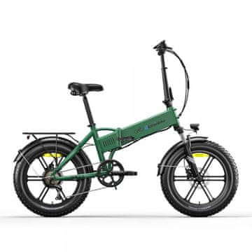 Eletronbike OD20 sklopivi električni bicikl, zeleni