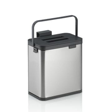 Kela Kanta za smeće KL-12129 for organic waste Plata stainless steel matt silver 20.5x13.0x21.0cm 2.1l