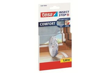 Tesa Čičak Zip dry self-adhesive, 5.6 m x 0.9 mm, white