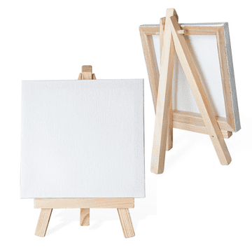 Slikački stalak s platnom 10x10, minijaturni set za djecu