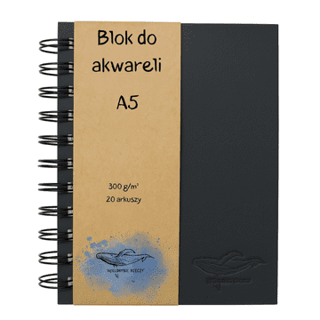 Blok za akvarel A5, papir za akvarel, 20 listova, za akvarel boje, 300 g