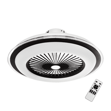 Zephyr crna 48W LED lampa ventilator + daljinski upravljač