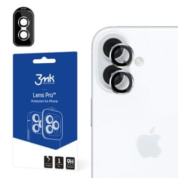3MK Zaštita za leće za iPhone 16/16 Plus - Lens Protection Pro Silver