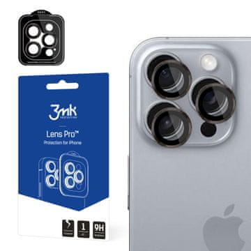 3MK Zaštita leća za iPhone 16 Pro/16 Pro Max – Titanium Grey