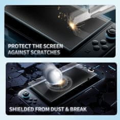 Nikcorp Set 3 kaljena zaštitna stakla za Nintendo Switch 2 9H 0,3 mm ekran, prozirnost 99,9% hidrofobni i oleofobni premaz, kompatibilno s dockom i dodir 3 kom