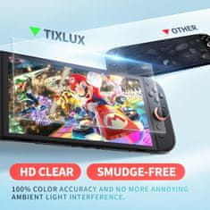 Nikcorp Set 3 kaljena zaštitna stakla za Nintendo Switch 2 9H 0,3 mm ekran, prozirnost 99,9% hidrofobni i oleofobni premaz, kompatibilno s dockom i dodir 3 kom