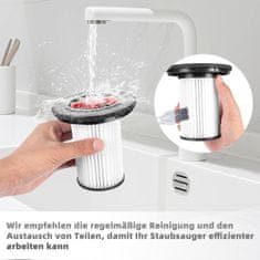 Nikcorp HEPA filtar za usisavač Bosch Unlimited Gen2 Series 8 zamjenski 12036642 12023349, 99,9% filtracije za prašinu i alergene, set 1 filtar i četkica za čišćenje, ABS plastika, kompatibilan samo sa