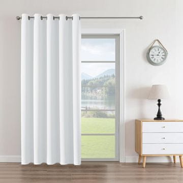 Nikcorp Zatamnjujuća termoizolacijska zavjesa set 2 kom trostruko tkanje s trakama za provlačenje 132x137 cm poliester, smanjuje buku i UV blokada 85-95%