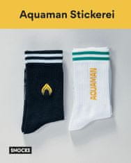 Nikcorp Sportske kratke pamučne čarape do gležnja retro Aquaman organic cotton, prozračne elastične, udobne za trening i svaki dan, 2 para 43-46