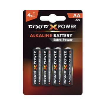 Rexer baterije AA | LR6 Alkaline Power 4/1 blister