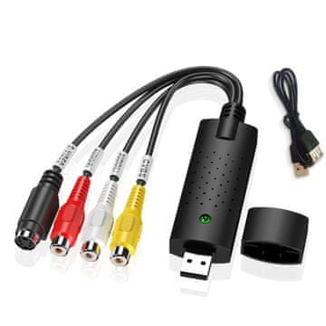 MG EasyCAP video grabber Cinch/USB, crni