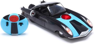 Nikcorp Auto na daljinsko upravljanje Disney Neizmjerno zabavno vozilo Gospodin Neizmjerni 36 cm 2,4 GHz prednja svjetla zvučni efekti sklopivi krov crno-plavo set s baterijama za djecu 3+
