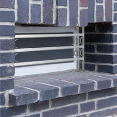 Northix Adjustable Galvanized Steel Anti Theft Window Grille