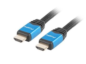 Lanberg Premium M/M v2.0 HDMI kabel 1m crno-plavi