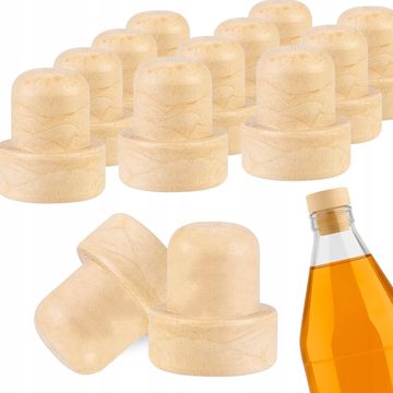 50 sintetičkih čepova od pluta 21 mm za boce vina, čepova za boce i naljevke, hermetički zatvoreni
