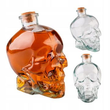 Staklena karafa lubanja 750 ml